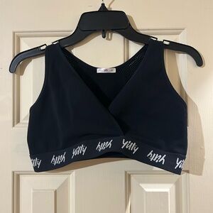 YITTY Black Mesh Sports Bra
